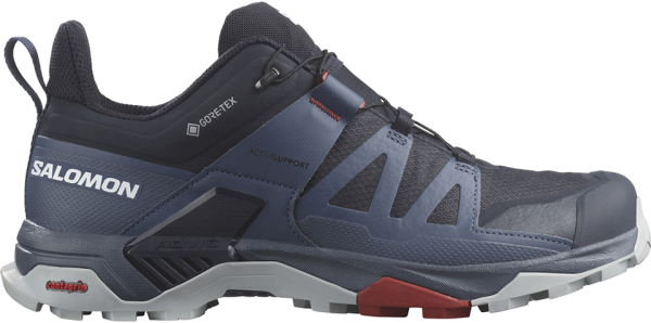 SALOMON Herren Multifunktionsschuhe SHOES X ULTRA 4 GTX Carbon/Bersea/Prlblu